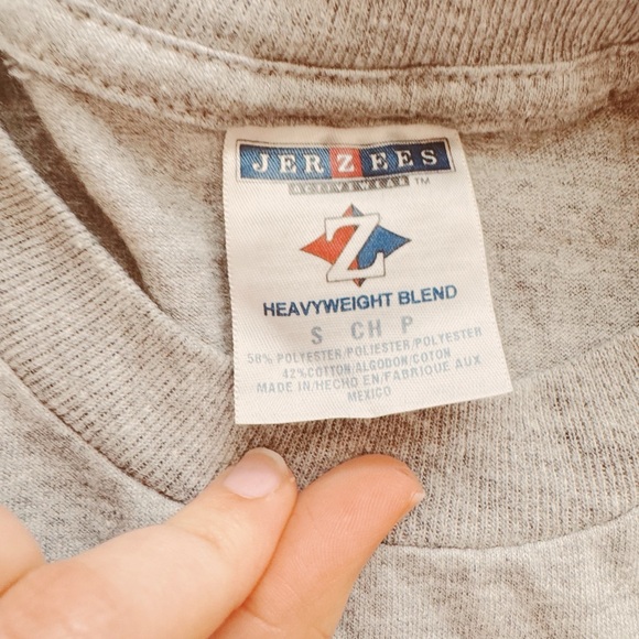 Jerzees Light Greenview Gray Graphic Tee PHILLIPIANS - Picture 4 of 4